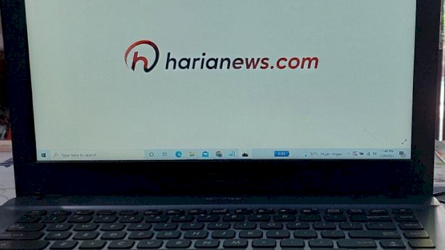 Logo media dilayar laptop. (Foto: Ist)
