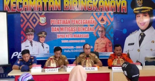 BPBD Makassar Gelar Pelatihan Mitigasi Bencana 4 Kecamatan