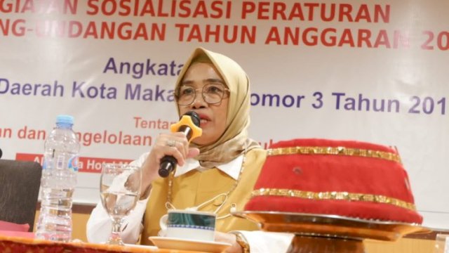 Anggota DPRD Makassar dari Partai Perindo, Dra.Hj. Kartini. Ist