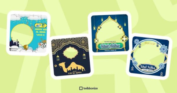 Rayakan Idul Adha 1443 H dengan 20 Twibbon Ini, Cek Cara Menggunakannya