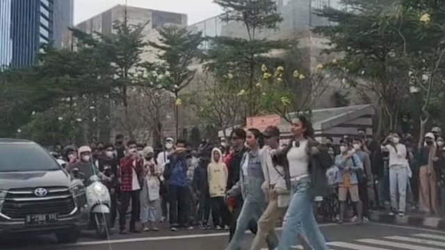 Fenomena 'Citayam Fashion Week' (CFW) di kawasan Dukuh. Ist