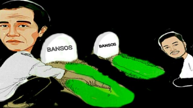 Karikatur: Bantuan Sosial di Depok Jabar: Dodi/Harianews