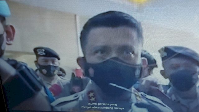 Irjen Ferdy Sambo, memberikan pernyataan saat penuhi panggilan saksi di Bareskrim Polri, Kamis (4/8). Ist