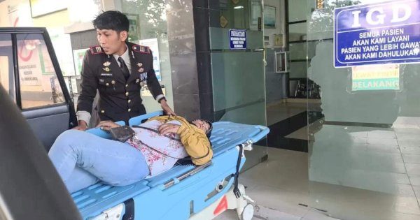 Cerita Polisi Gowa Selamatkan Ibu yang Kecelakaan Saat Hendak Upacara Bendera