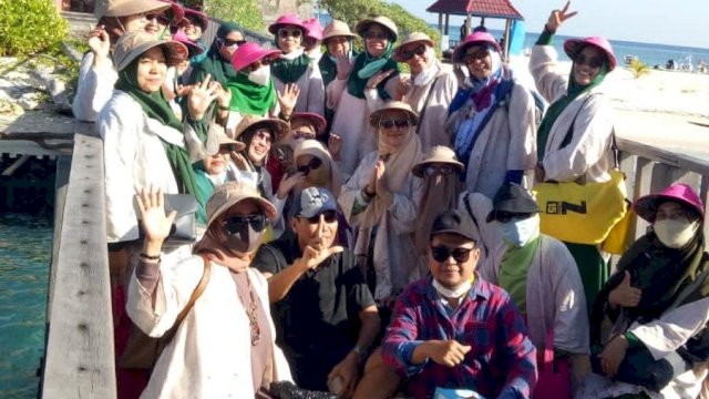 DWP FIKP Unhas Raker di Pulau, Langsung Jalankan Proker