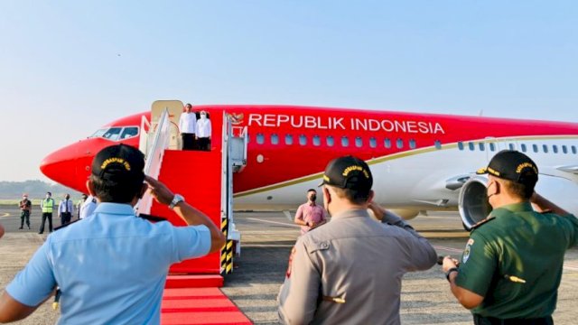 Presiden Joko Widodo bertolak ke Jateng, Rabu (11/8). (Biro Pers)