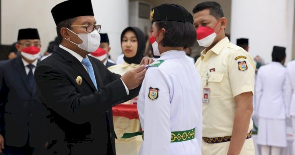 Paskibraka Makassar Dikukuhkan, Selamat Bertugas 17 Agustus