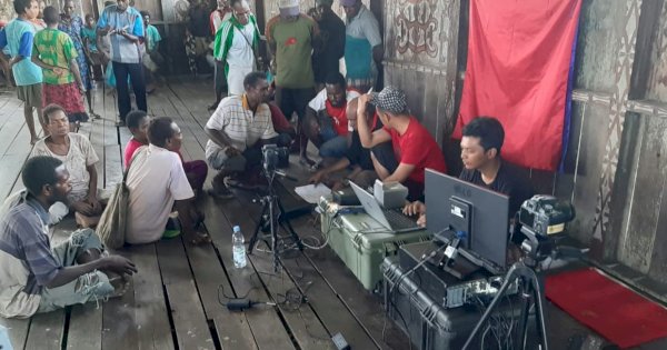 Jemput Bola, Tim GISA Dukcapil Tiba di Papua