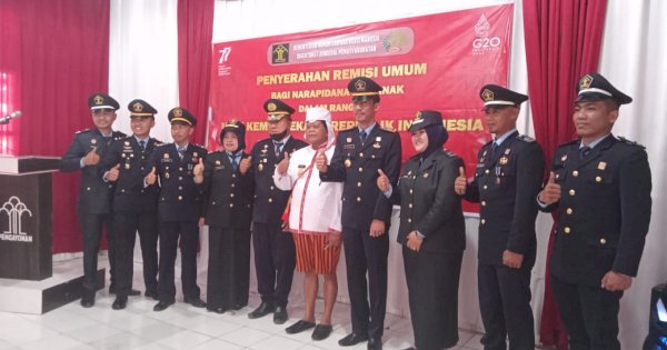 HUT ke-77 RI, Narapidana Lapas Kelas III Mamasa Terima Remisi