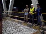 Tinjau Langsung Perbaikan Jembatan Masamba, Suaib Harap Pengerjaan Dipercepat