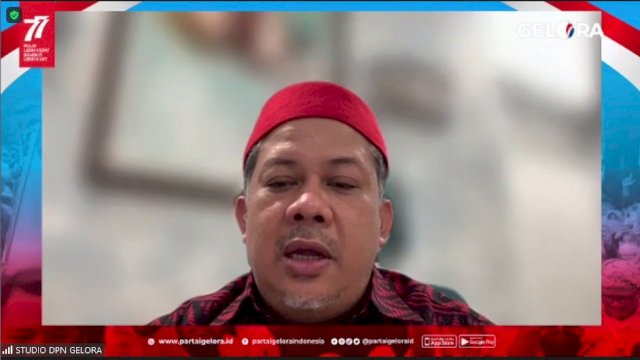 Wakil Ketua Umum Partai Gelora Indonesia, Fahri Hamzah. 