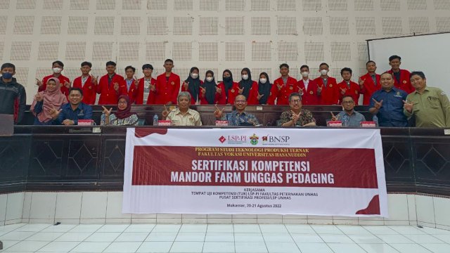 Fakultas Vokasi Unhas Gelar Sertifikasi Kompetensi untuk Mahasiswa