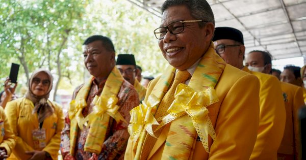 Bupati Bulukumba dan Seluruh Lurah Hadiri Pelantikan DPD II Golkar