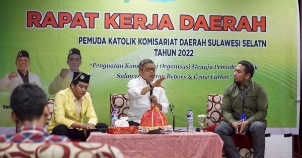 Taufan Pawe Motivasi Pemuda Katolik Komisariat Sulsel