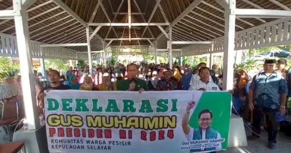 Komunitas Pesisir Selayar Tegak Lurus Dukung Cak Imin Capres 2024