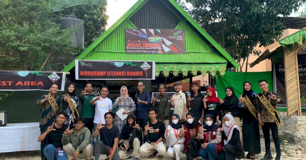 Dewan Pendidikan Workshop Literasi di Karts Rammang-rammang Maros