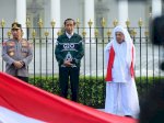 Bersama Habib Luthfi dan Kapolri, Jokowi Lepas Kirab Merah Putih