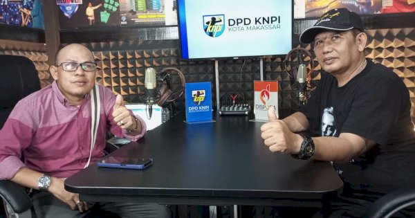 Hadiri Podcast KNPI Makassar, Ketua Perindo Askar Beri &#8216;Input&#8217; ke Pemuda