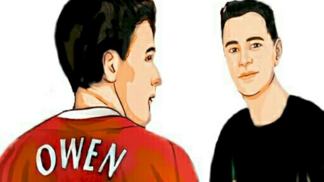 Ilustrasi Raffi Ahmad dan Michael Owen: Dodi/Harianews