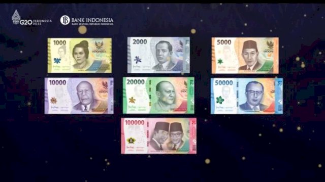 Bank Indonesia luncurkan Uang Rupiah Kertas Tahun Emisi 2022, Kamis 18 Agustus 2022 (Tangkap layar YouTube@Bank Indonesia) 