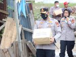 Bersama Pejabatnya, Kapolres Gowa Berbagi Sembako ke Warga Prasejahtera