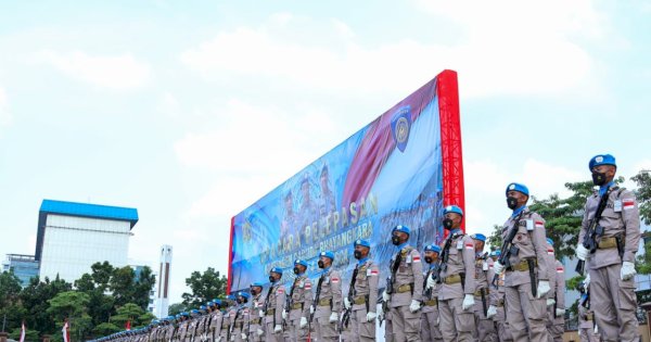 Lepas Pasukan Perdamaian PBB, Kapolri: Selalu Pedomani Tribrata dan Catur Prasetya