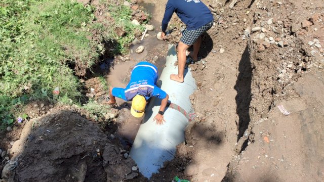 Pipa Utama Bocor di Gowa, MU Hingga Manggala Kena Dampak: PDAM Siapkan Tangki