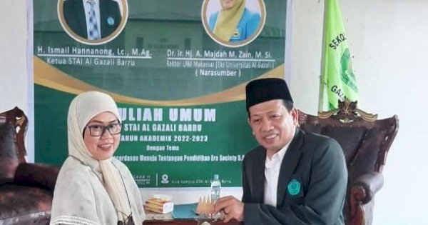 Rektor UIM Beri Motivasi ke STAI Al Gazali Barru
