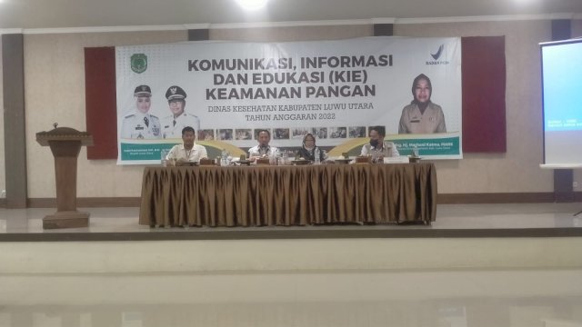 Dinkse Lutra Lakukan Edukasi Kemanan Pangan