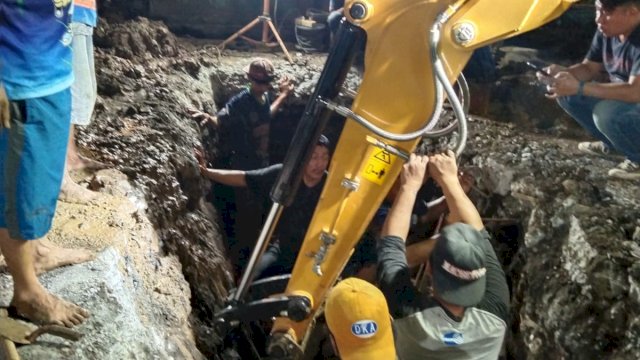 Lalu Lintas Terganggu Akibat Pengerjaan Pipa di Gowa Ria Sudiang, Direksi PDAM Minta Maaf