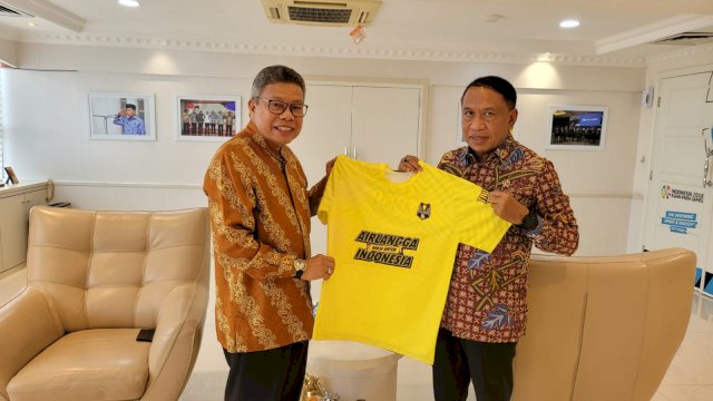 Pastikan Buka Liga Beringin di Bone, Menpora Apresiasi Ketua Golkar Sulsel
