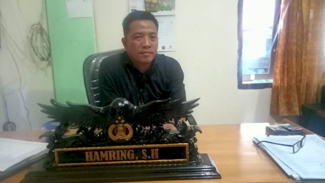 Kasat Reskrim Polres Mamasa, Iptu Hamring. 