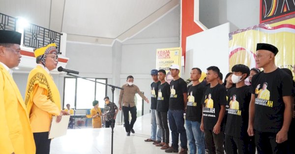 Pelantikan Golkar Toraja Utara, Taufan Pawe Kukuhkan Sahabat Airlangga dan Sahabat TP