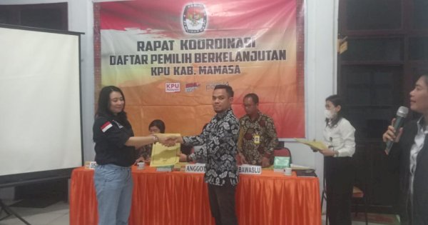KPU Mamasa Rilis Daftar Pemilih Berkelanjutan September: 114.8777