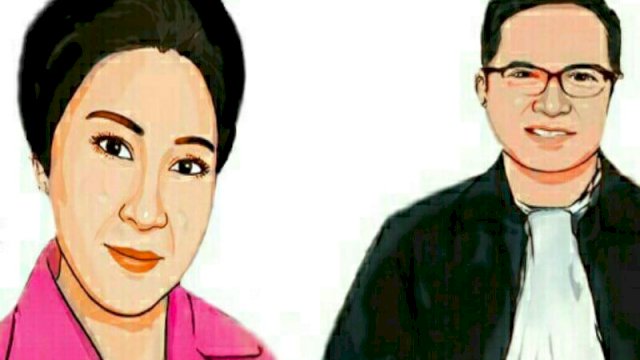 Ilustrasi Putri Candrawathi dan Febri Diansyah: Dodi/harianews