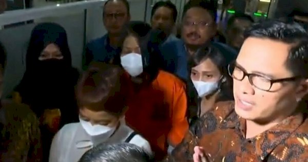 Resmi Ditahan, PC Sambil Nangis: Untuk Anak-Anakku Belajar Yang Baik