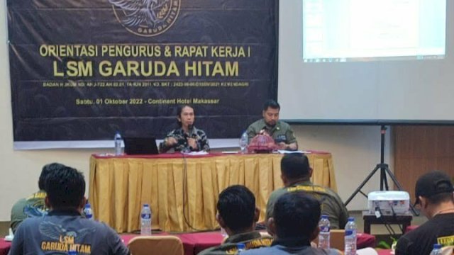 Perdalam Tupoksi, LSM Garuda Hitam Gelar Orientasi Pengurus dan Rapat Kerja