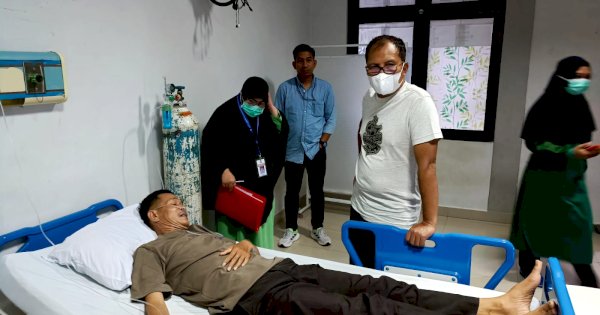 Siapa Patwal Bur yang Dijenguk Wali Kota Makassar di RSUD Daya
