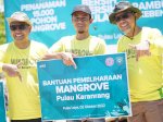 Tanam Mangrove di Pulau, Bukti Semen Tonasa Andil Dalam Pembangunan