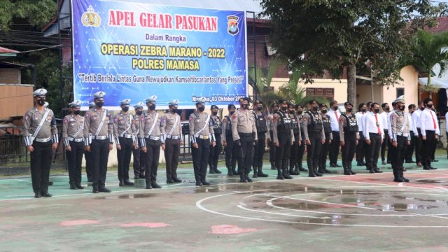 Amanat Kapolda Sulbar Pada Operasi Zebra Mulai 3-16 Oktober