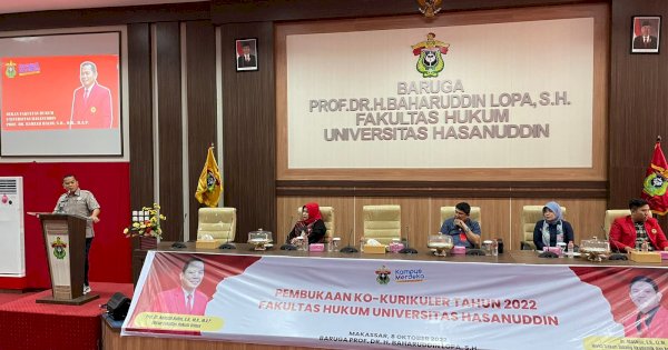 Fakultas Hukum Unhas Gelar Pembukaan Ko-Kurikuler Tahun 2022