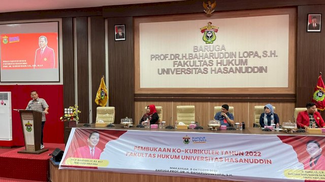 Fakultas Hukum Unhas Gelar Pembukaan Ko-Kurikuler Tahun 2022