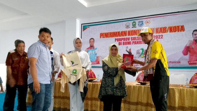 Porprov Sulsel XVII, Kontingen Luwu Utara Disambut Pemda Sinjai