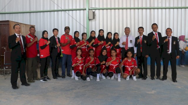 Cabor Takraw Putri Lutra Kalahkan Pangkep