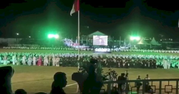 Seribuan Santri Bersalawat, Tanda Kesyukuran Porprov Sulsel Berjalan Baik
