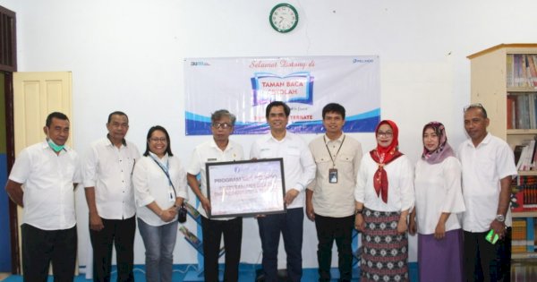 Tumbuhkan Kemampuan Literasi, Pelindo Bantu “Taman Baca Sekolah” di Ternate