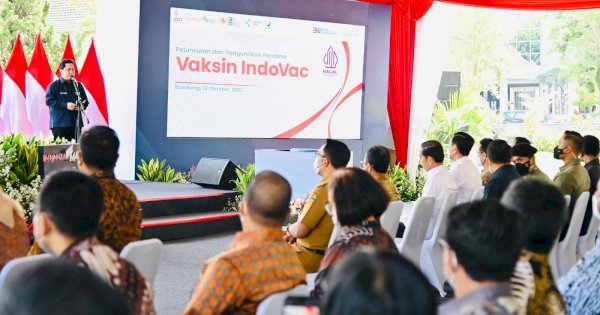 Resmikan Vaksin IndoVac, Buatan Bio Farma, Ini Harapan Jokowi