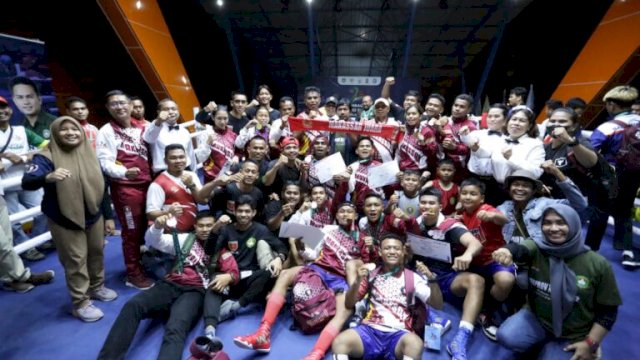 Cabor Tinju Makassar Peroleh 10 Medali Emas, Bapak Angkat: Kami Bangga dan Apresiasi