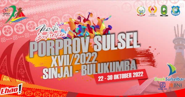 Update Perolehan Medali Porprov Sulsel Sinjai – Bulukumba, KONI Siapkan Website Ini