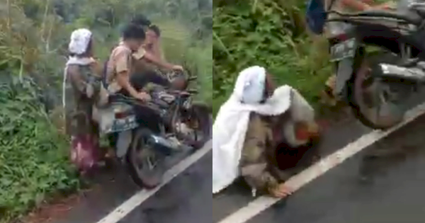 Viral Pelajar ‘Pramuka’ Tendang Nenek Hingga Tersungkur, Polisi Mulai Lidik